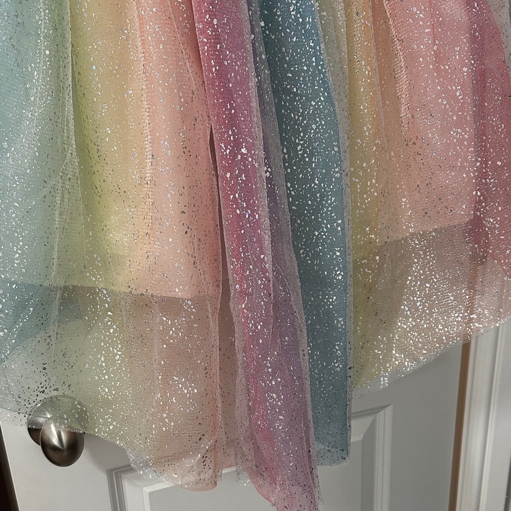 Sparkling Rainbow Princess Costume for Kids - Picture 6 of 6